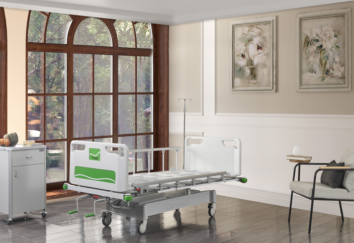 PATIENT BED (THREE SETTING MANUAL)