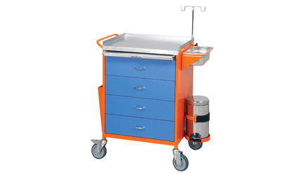 DRESSING AND TREATMENT TROLLEY