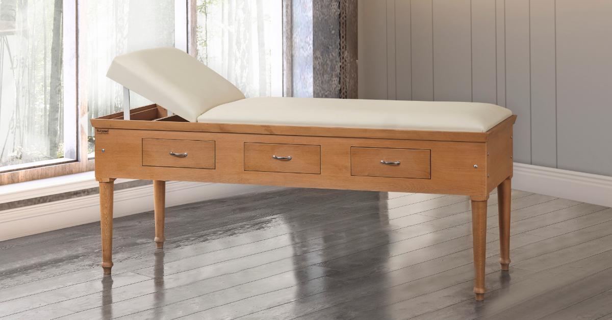 EXAMINATION TABLE (WOODEN)
