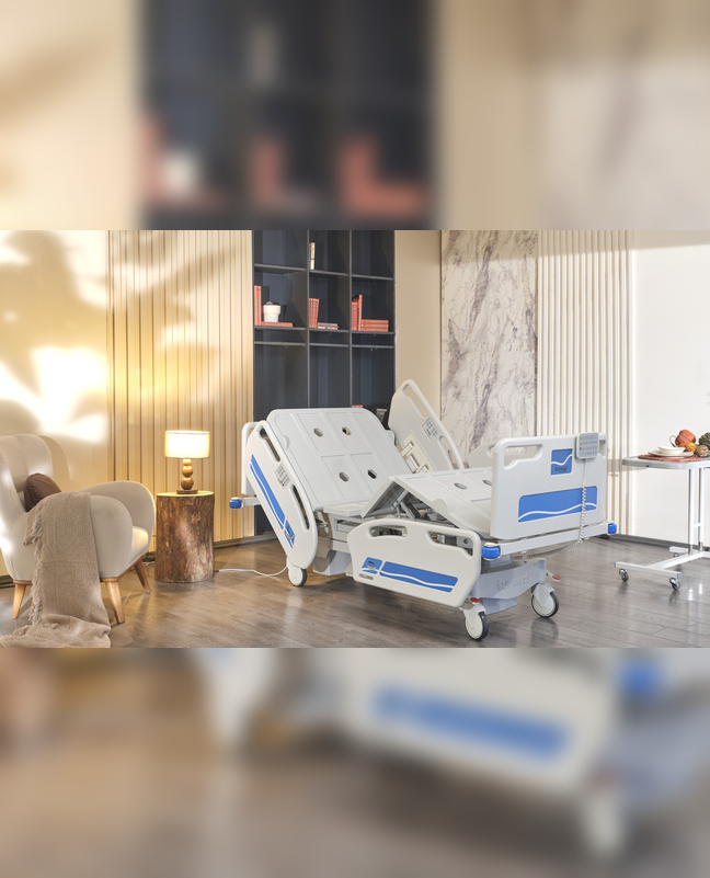 INTENSIVE CARE PATIENT BED WITH COLUMN MOTOR (FIVE MOTORS)